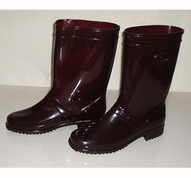 Ủng nhựa nâu